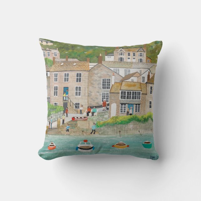 The Wharf at Mousehole Cushion (Front)