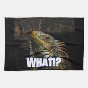 The What!? Iguana Tea Towel
