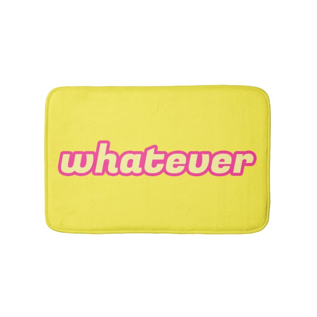 The 'Whatever' Art Bath Mat (Front)