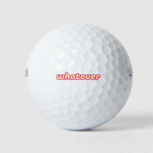 The 'Whatever' Art Golf Balls