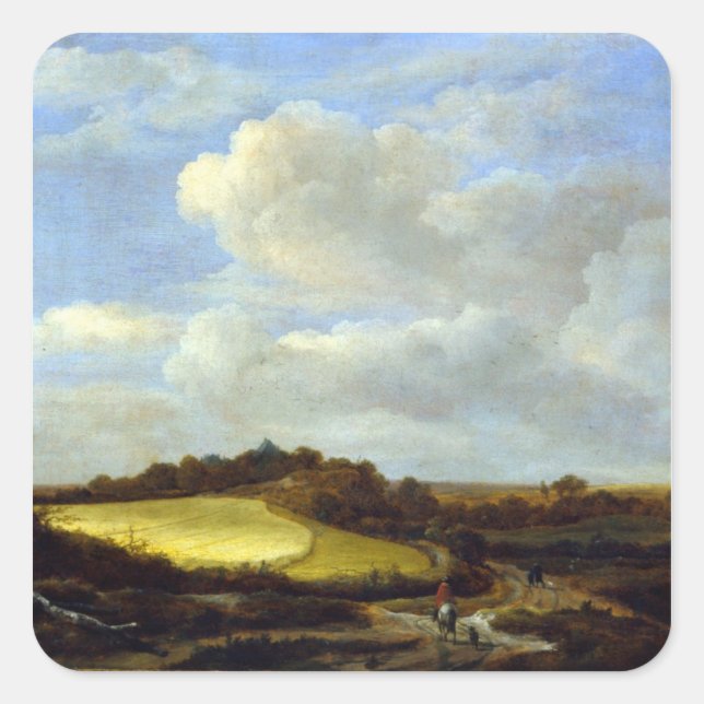 The Wheatfield Square Sticker (Front)