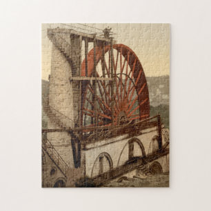 The Wheel, Laxey, Isle of Man, England Jigsaw Puzzle