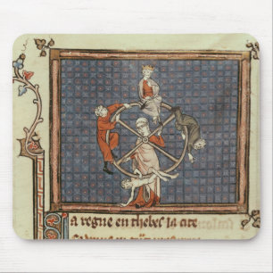 The Wheel of Fortune, from Ovide Moralise Mouse Pad