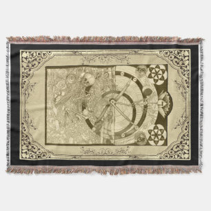 The wheel of time throw blanket