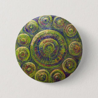 The Wheels (religious geometric symbolism) 6 Cm Round Badge