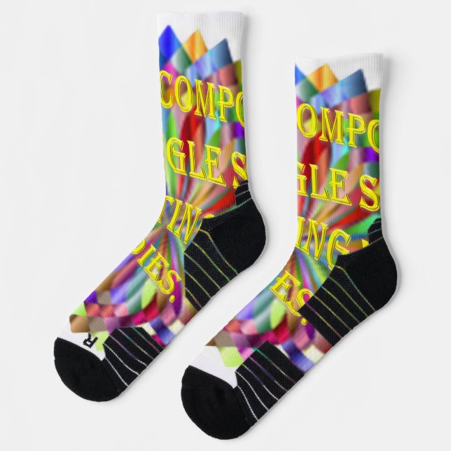 The "Where" of the Quote Socks (Left)
