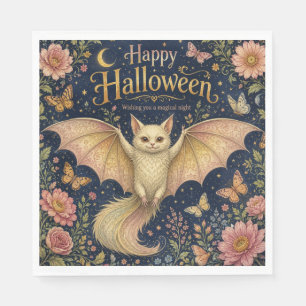 The Whimsical Winged Familiar Napkin