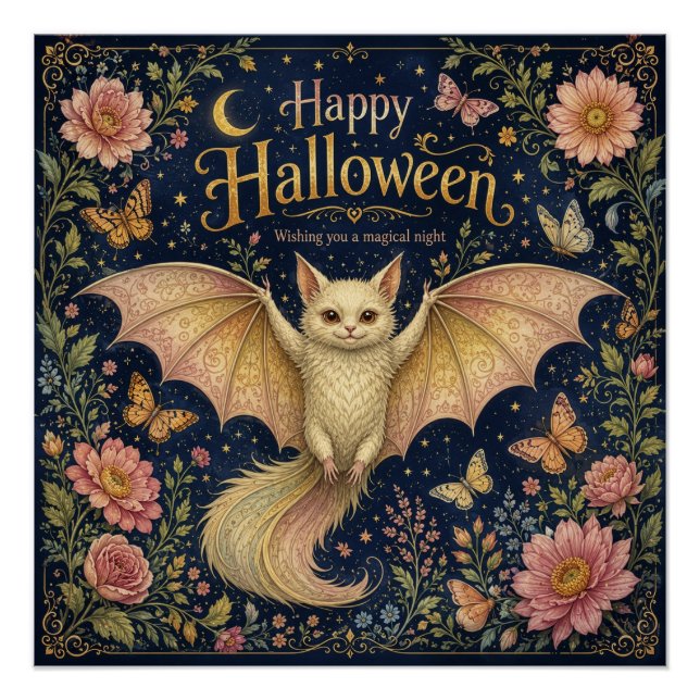 The Whimsical Winged Familiar Poster (Front)