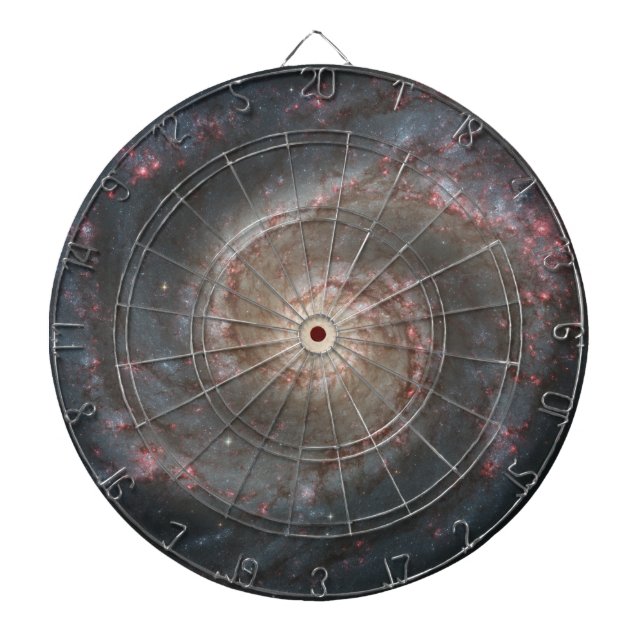 The Whirlpool Galaxy M51 & Companion in Space Dartboard (Front)