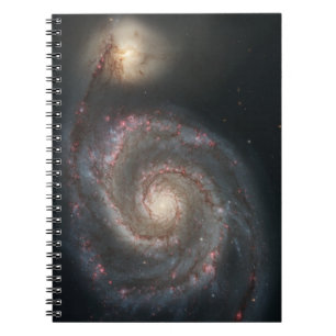 The Whirlpool Galaxy M51 & Companion in Space Notebook