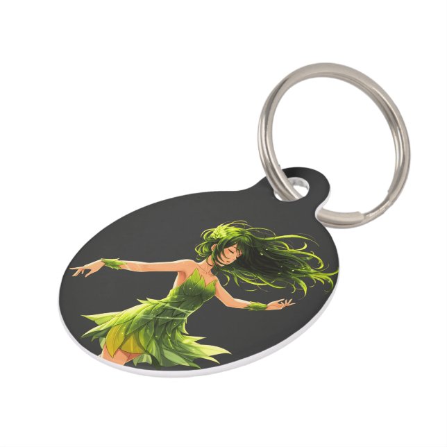 The Whisper of the Wind Pet Tag (Side)