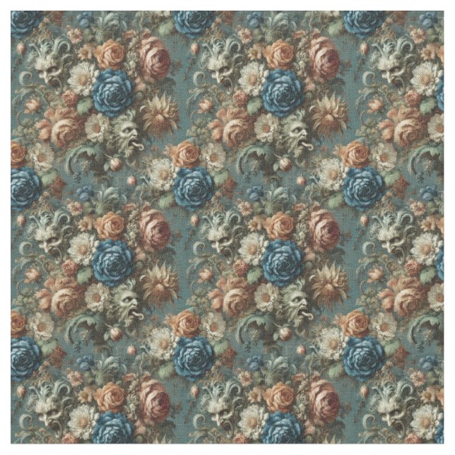 The Whisper that Sharpened the Knife – Dense Tile Fabric (Close Up)