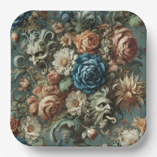 The Whisper that Sharpened the Knife – Gothic Paper Plate