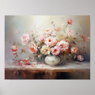 The Whispering Bloom: An Ethereal Arrangement Poster