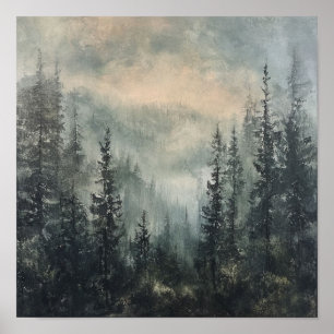 The Whispering Silence of the Sun-Drenched Mist Poster