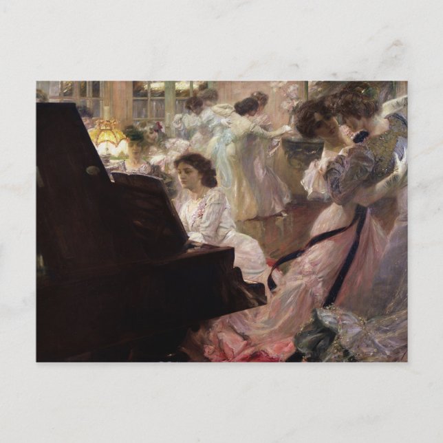 The White Ball, 1903 Postcard (Front)