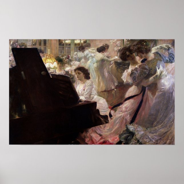 The White Ball, 1903 Poster (Front)