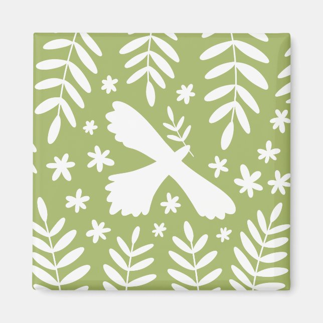 The White Bird Magnet (Front)