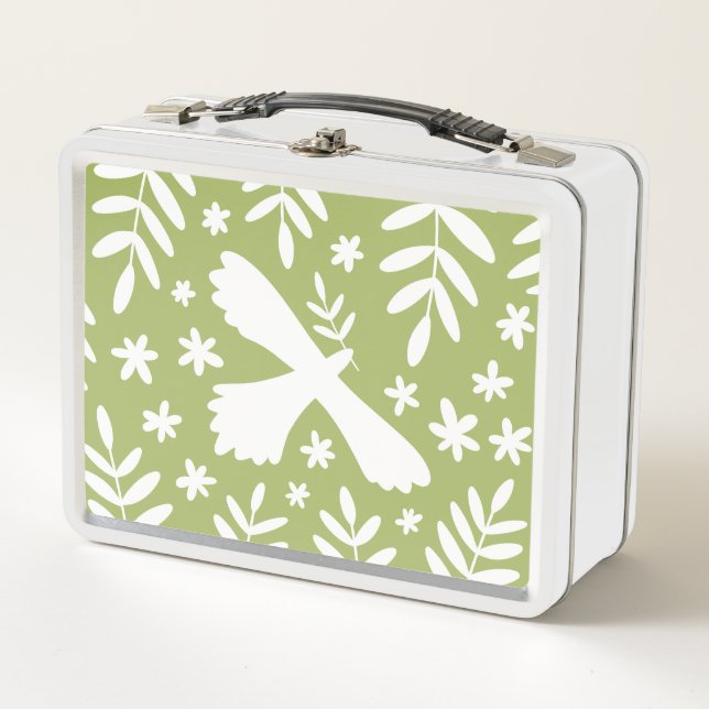 The White Bird Metal Lunch Box (Front)