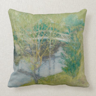 The White Bridge, c.1895 (oil on canvas) Cushion