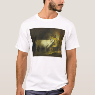 The White Bull in the Stable (oil on canvas) T-Shirt