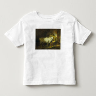 The White Bull in the Stable (oil on canvas) Toddler T-Shirt