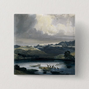 The White Castels on the Upper Missouri, plate 37 15 Cm Square Badge