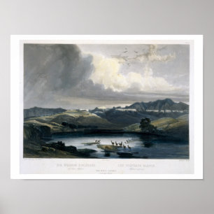 The White Castels on the Upper Missouri, plate 37 Poster