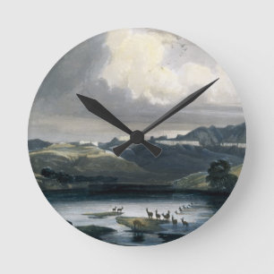 The White Castels on the Upper Missouri, plate 37 Round Clock