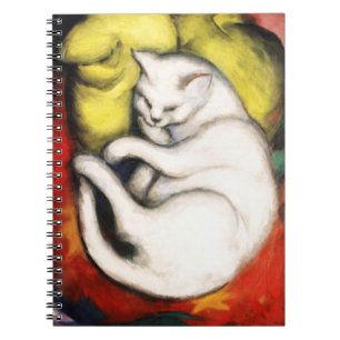 The White Cat painting by Franz Marc Notebook