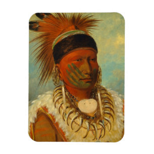 The White Cloud, Head Chief of the Iowas Magnet