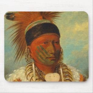 The White Cloud, Head Chief of the Iowas Mouse Pad