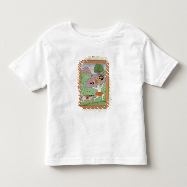 The White Demon carrying off the sleeping Rustam, Toddler T-Shirt (Front)