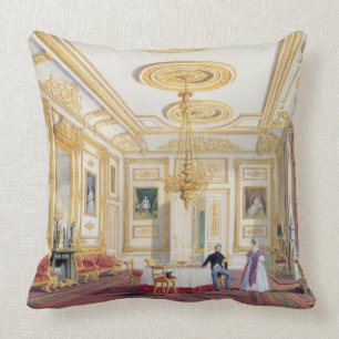 The White Drawing Room at Windsor Castle (colour l Cushion