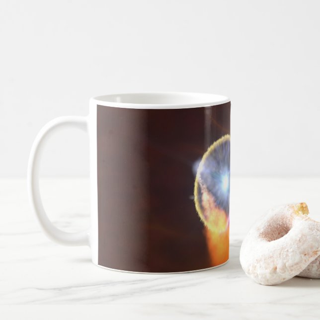 The White Dwarf Star In V407 Cygni Coffee Mug (With Donut)
