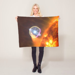 The White Dwarf Star In V407 Cygni Fleece Blanket