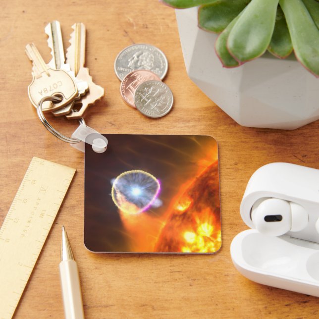 The White Dwarf Star In V407 Cygni Key Ring (Desk)