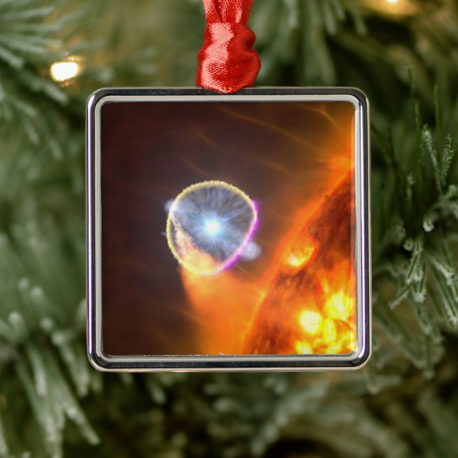 The White Dwarf Star In V407 Cygni Metal Ornament (Tree)