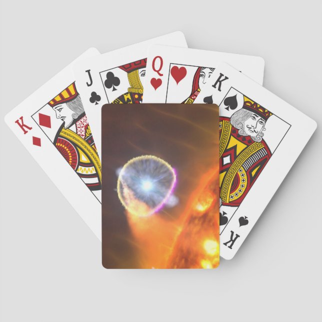 The White Dwarf Star In V407 Cygni Playing Cards (Back)