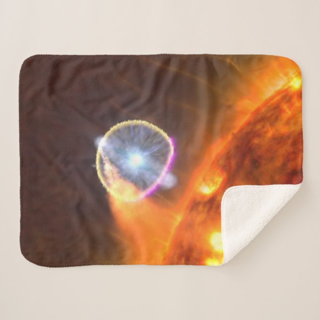 The White Dwarf Star In V407 Cygni Sherpa Blanket (Front (Horizontal))