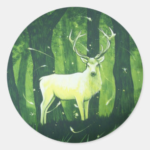 The White Hart Classic Round Sticker