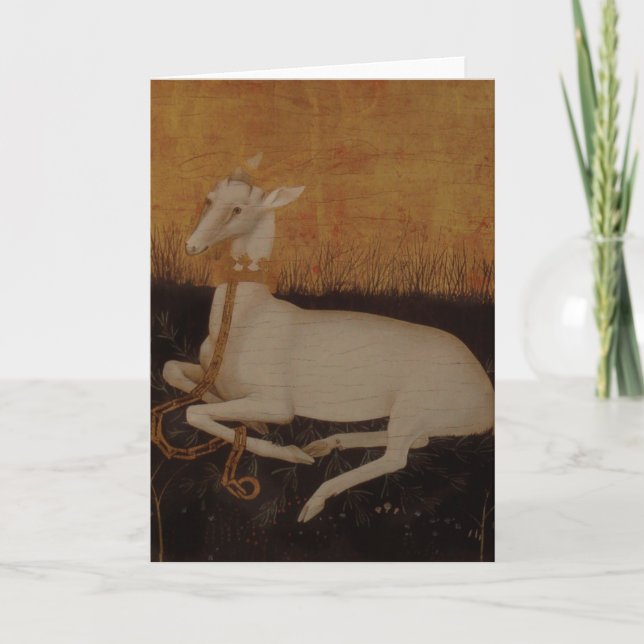 The White Hart Stag Card (Front)