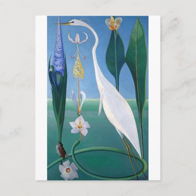 The White Heron by Joseph Stella Postcard (Front)