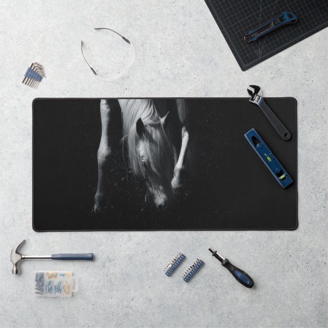 The white horse desk mat (Workstation)