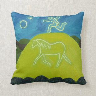 The White Horse in Somerset 2011 Cushion