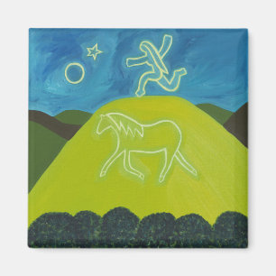 The White Horse in Somerset 2011 Magnet