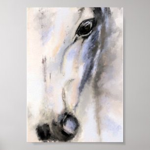 The White Horse - Original Painting Poster