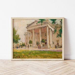 The White House   Colin Campbell Cooper Poster