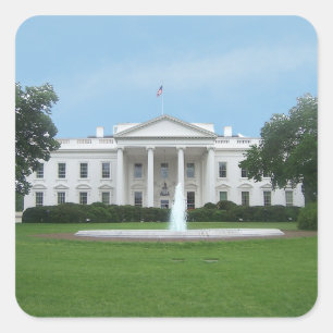 The White House - Northern Facade Square Sticker