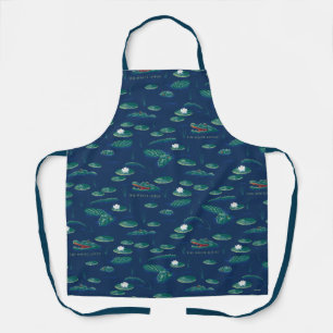 The White Lotus Alligator Lagoon Pattern Apron